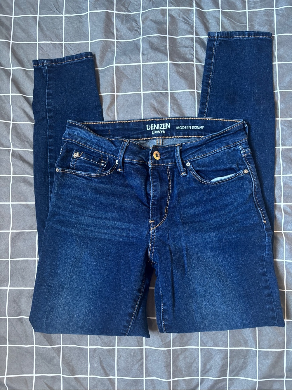 Denizen from Levi's Deep Blue Skinny Jeans